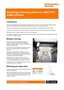 Metrology fixturing plates for AGILITY® CMM systems